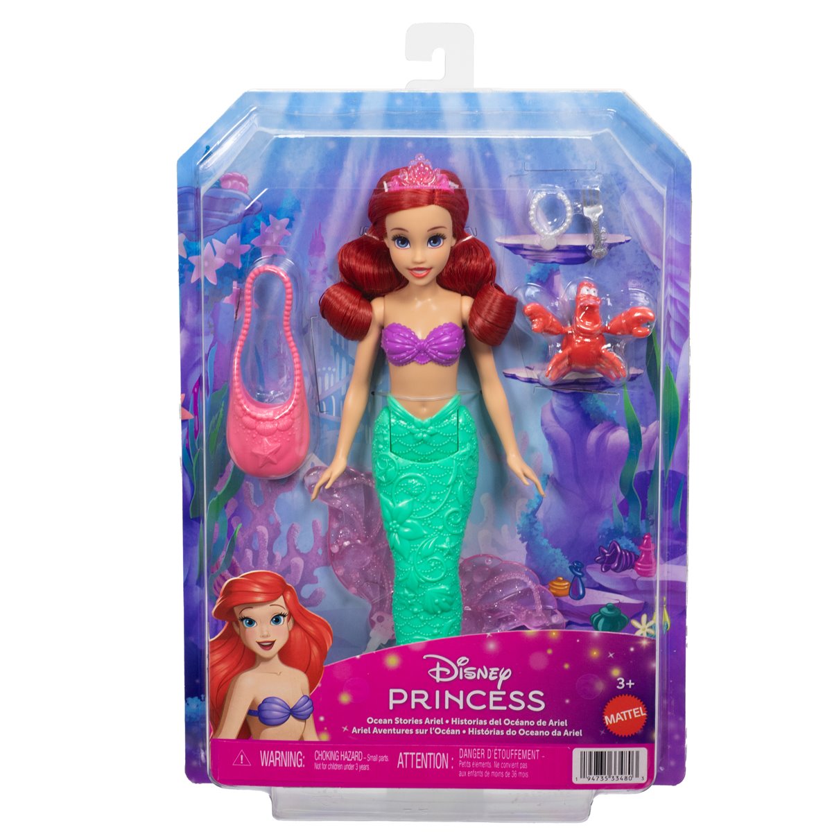 Disney Princess Ocean Stories Ariel Fashion Doll