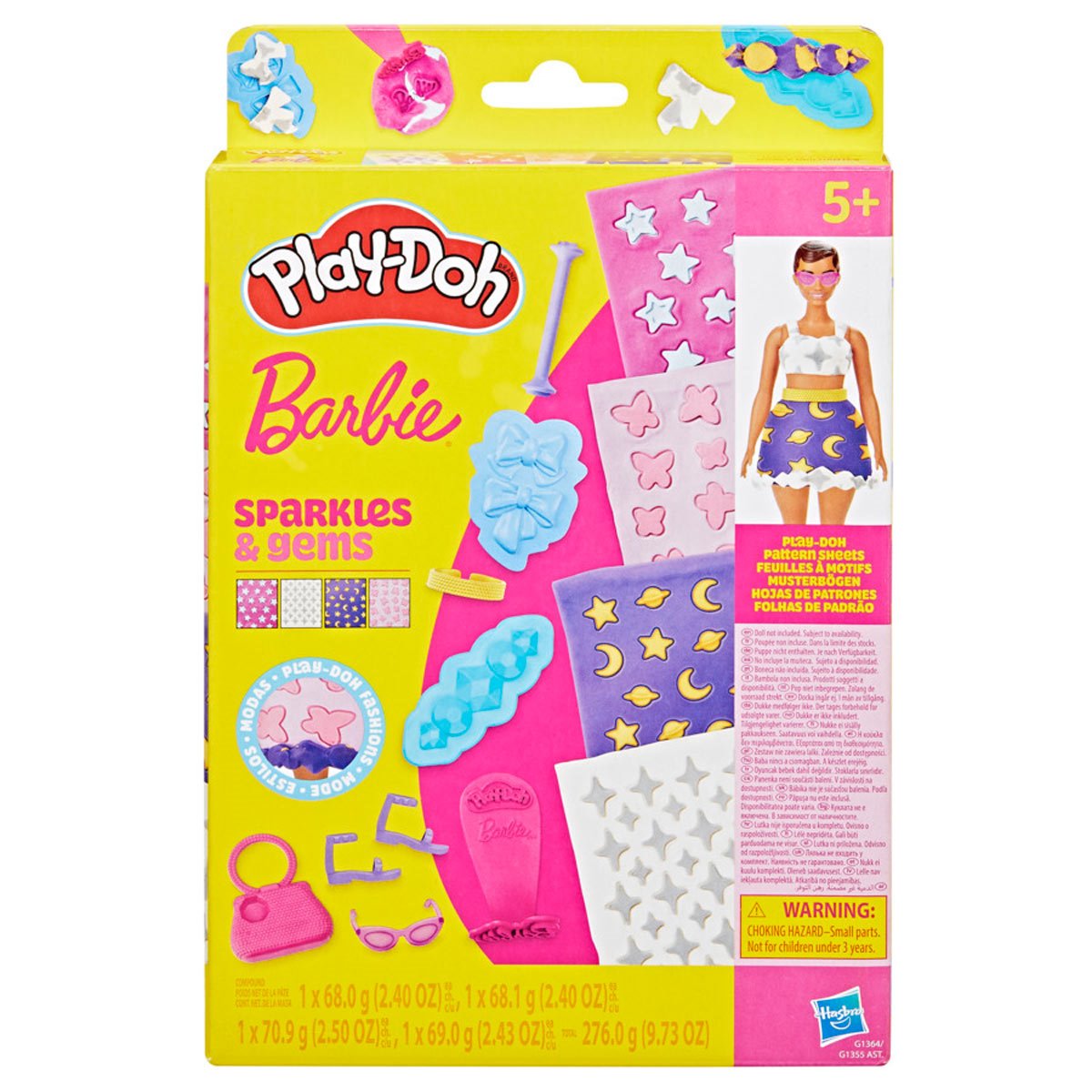 Play-Doh Barbie Designer Pattern Packs Wave 1 Set of 3