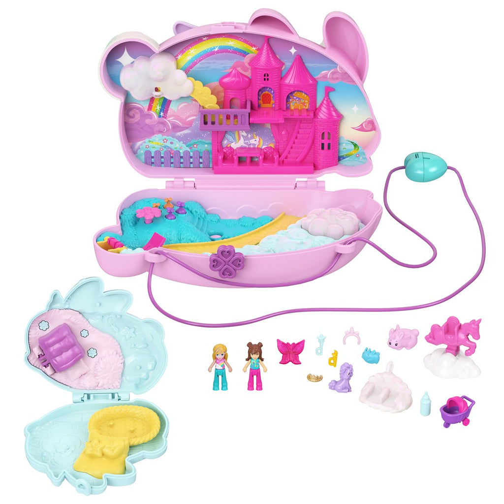 Polly Pocket 2-In-1 Bunny Fun Compact Playset