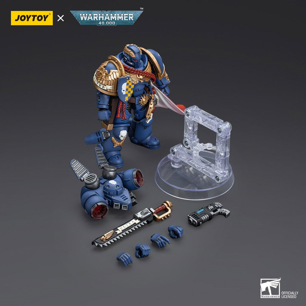 Joy Toy Warhammer 40,000 Ultramarines Captain with Jump Pack 1:18 Scale Action Figure