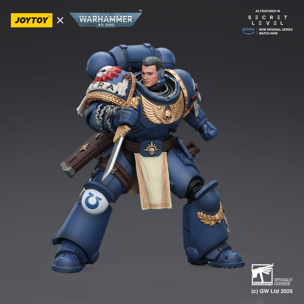 Joy Toy Warhammer 40,000 Ultramarines Titus with Laurels of Victory 1:18 Scale Action Figure