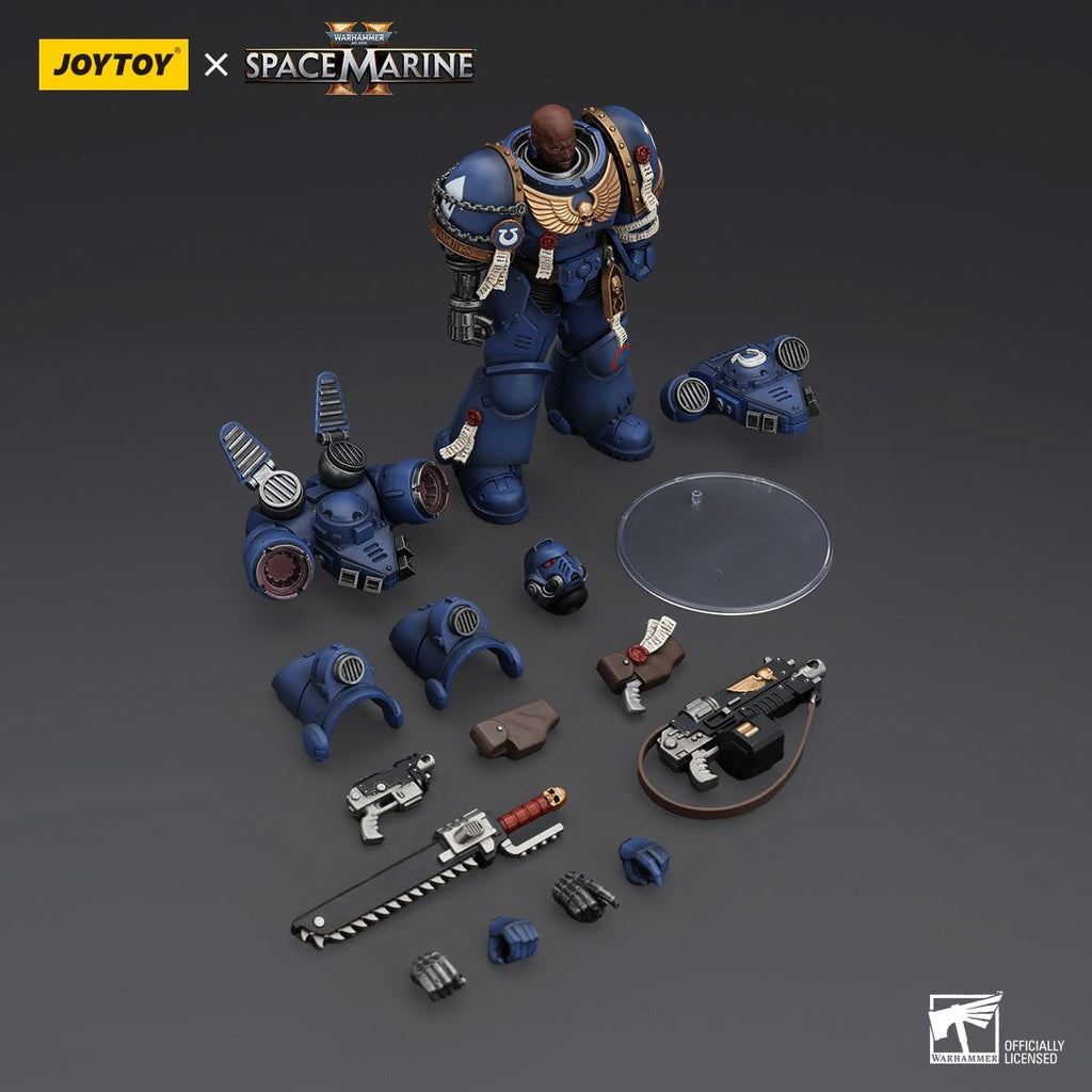 Joy Toy Warhammer 40,000: Space Marine 2 Ultramarines Brother Chairon 1:18 Scale Action Figure