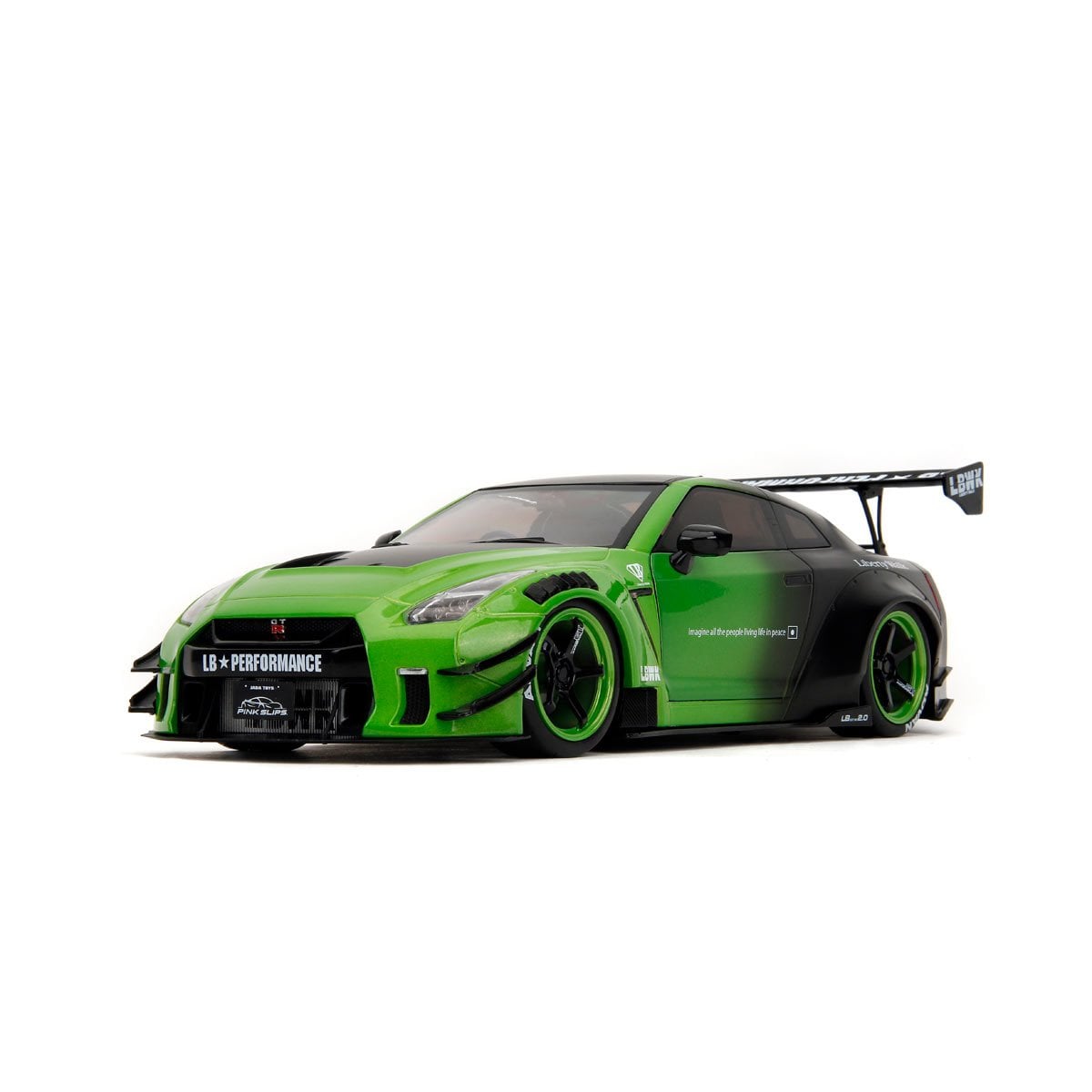 Pink Slips Wave 1 Nissan GT-R R35 with Liberty Walk Body Kit 1:18 Scale Die-Cast Metal Vehicle