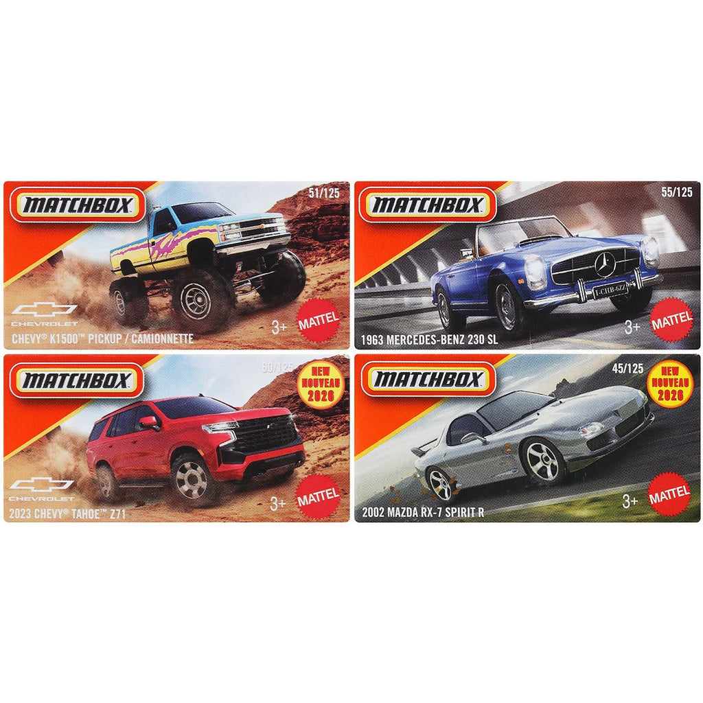 Matchbox Power Grabs 2026 Mix 5 Die-Cast Vehicle Case of 48