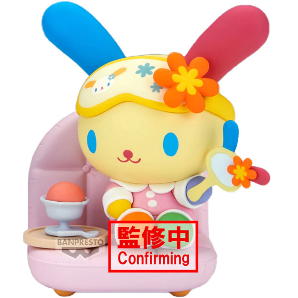 Sanrio Usahana Nakayoshi Memories Relaxing Time at Home Statue