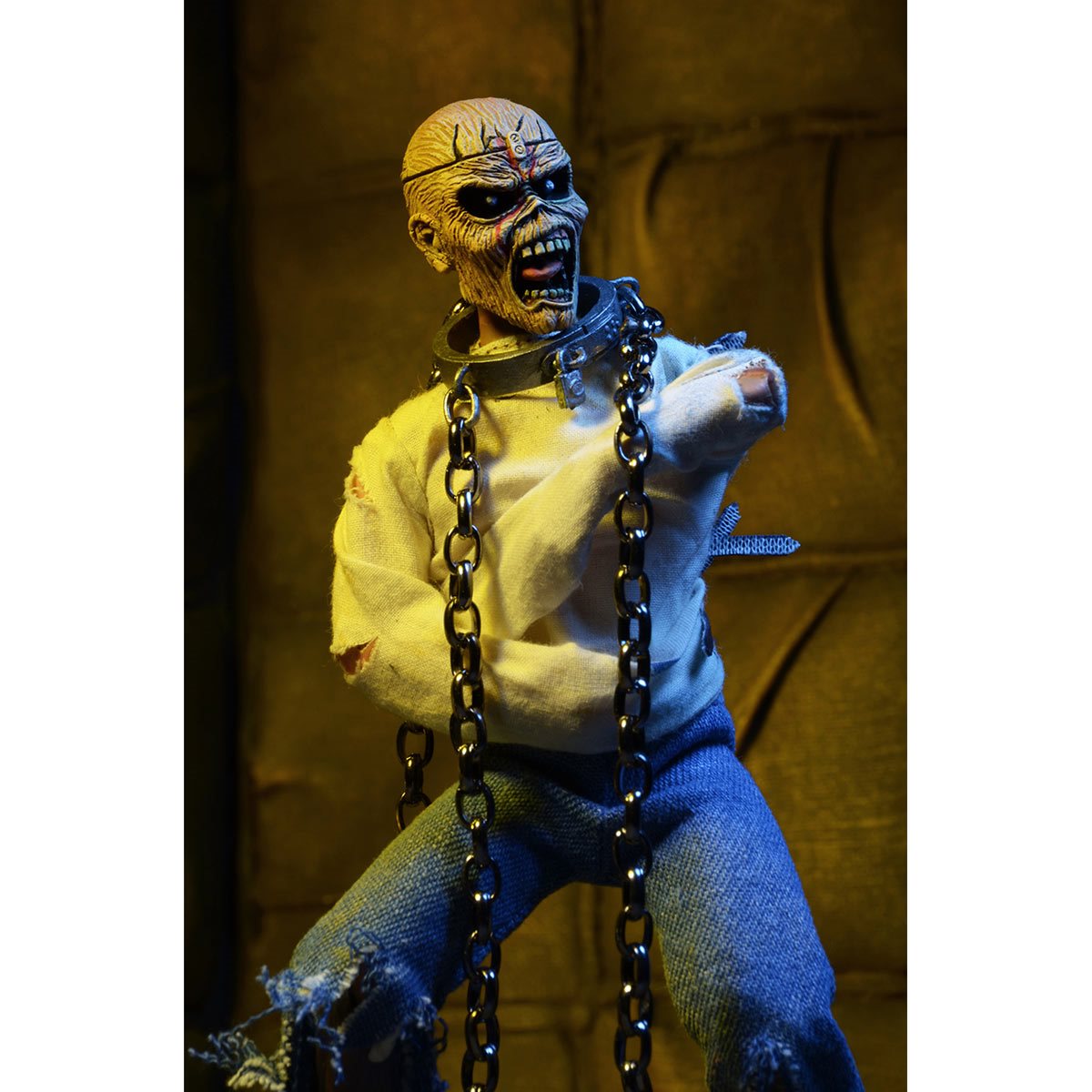 Iron Maiden Piece of Mind Eddie Retro Clothed 8-Inch Action Figure