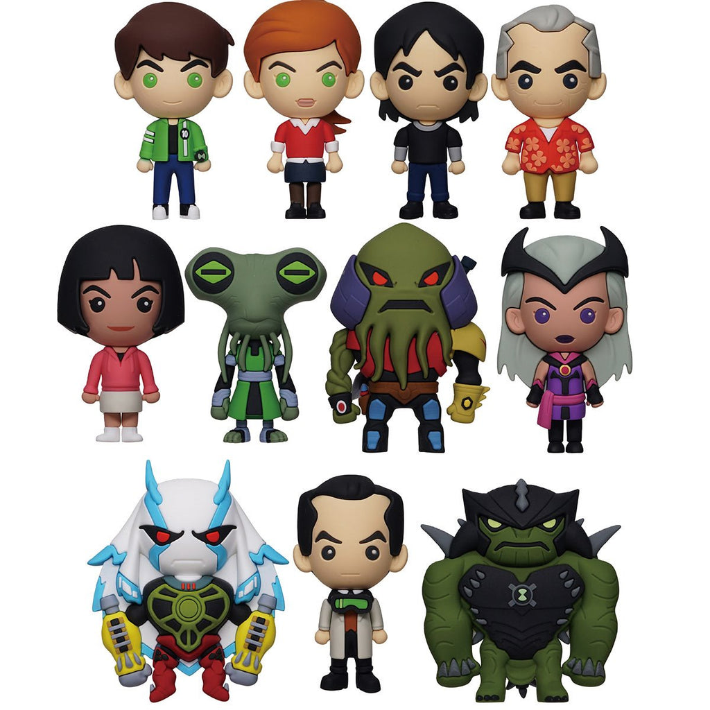 Ben 10: Ultimate Alien 3D Foam Bag Clip Display Case of 24