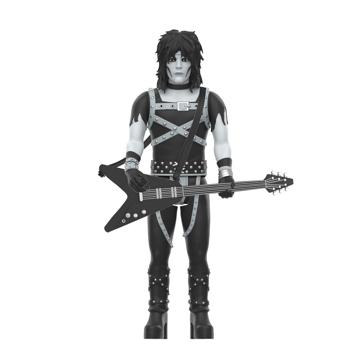 Motley Crue Mick Mars Black and White Shout at the Devil 3 3/4-Inch ReAction Figure