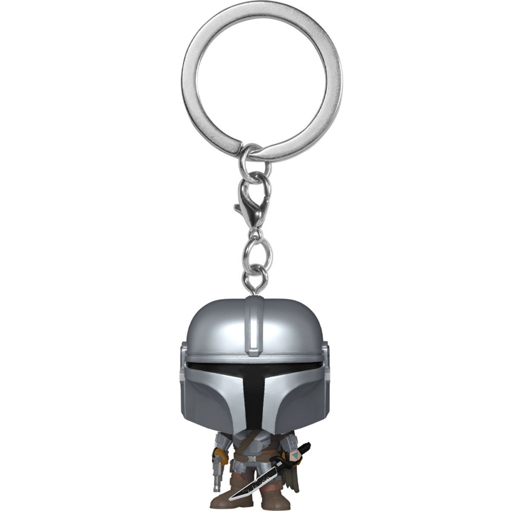 Star Wars: The Mandalorian with Darksaber Funko Pocket Pop! Key Chain