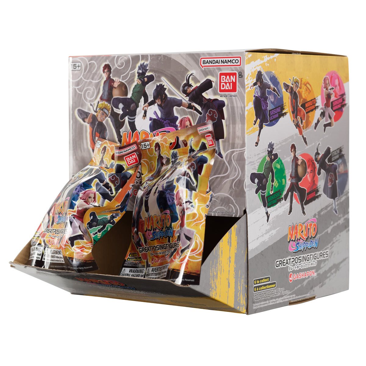 Naruto Shippuden Posed Blind Mini-Figure Display Box of 24