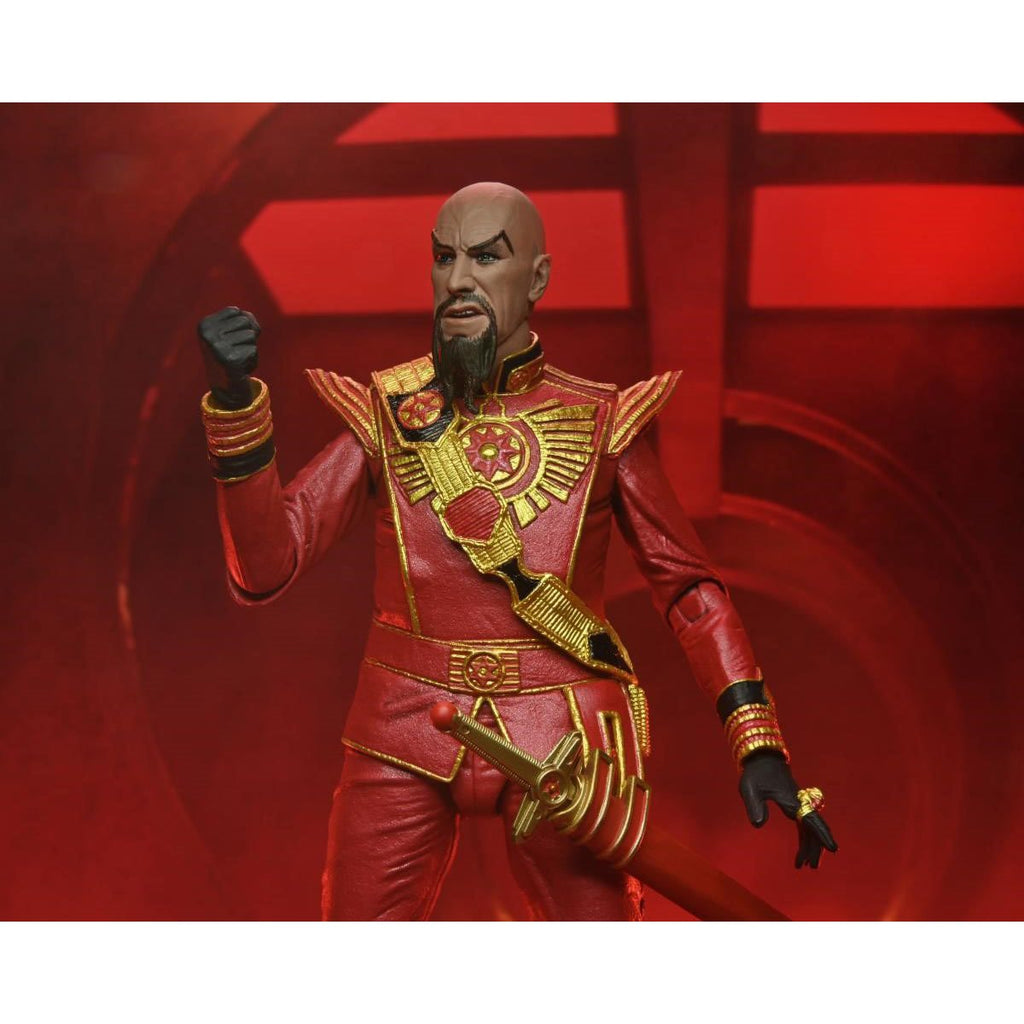 King Features Flash Gordon The Movie Ultimate Ming Red Military Outfit Version 7-Inch Scale Action Figure