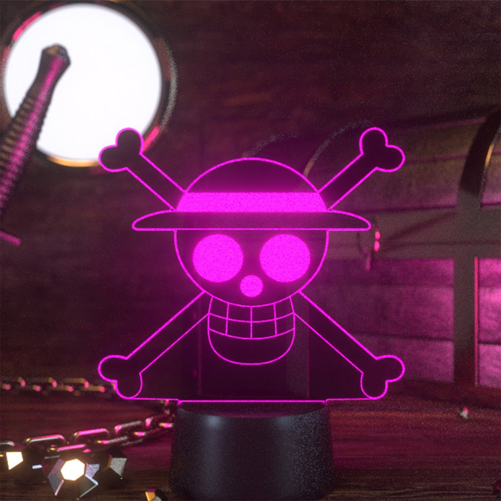 One Piece Jolly Roger Otaku Lamp