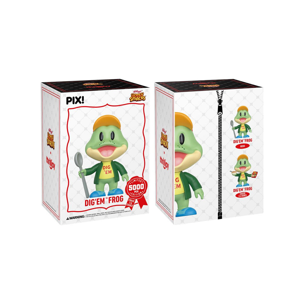 Honey Smacks Dig Em Frog Pix! Vinyl Figure