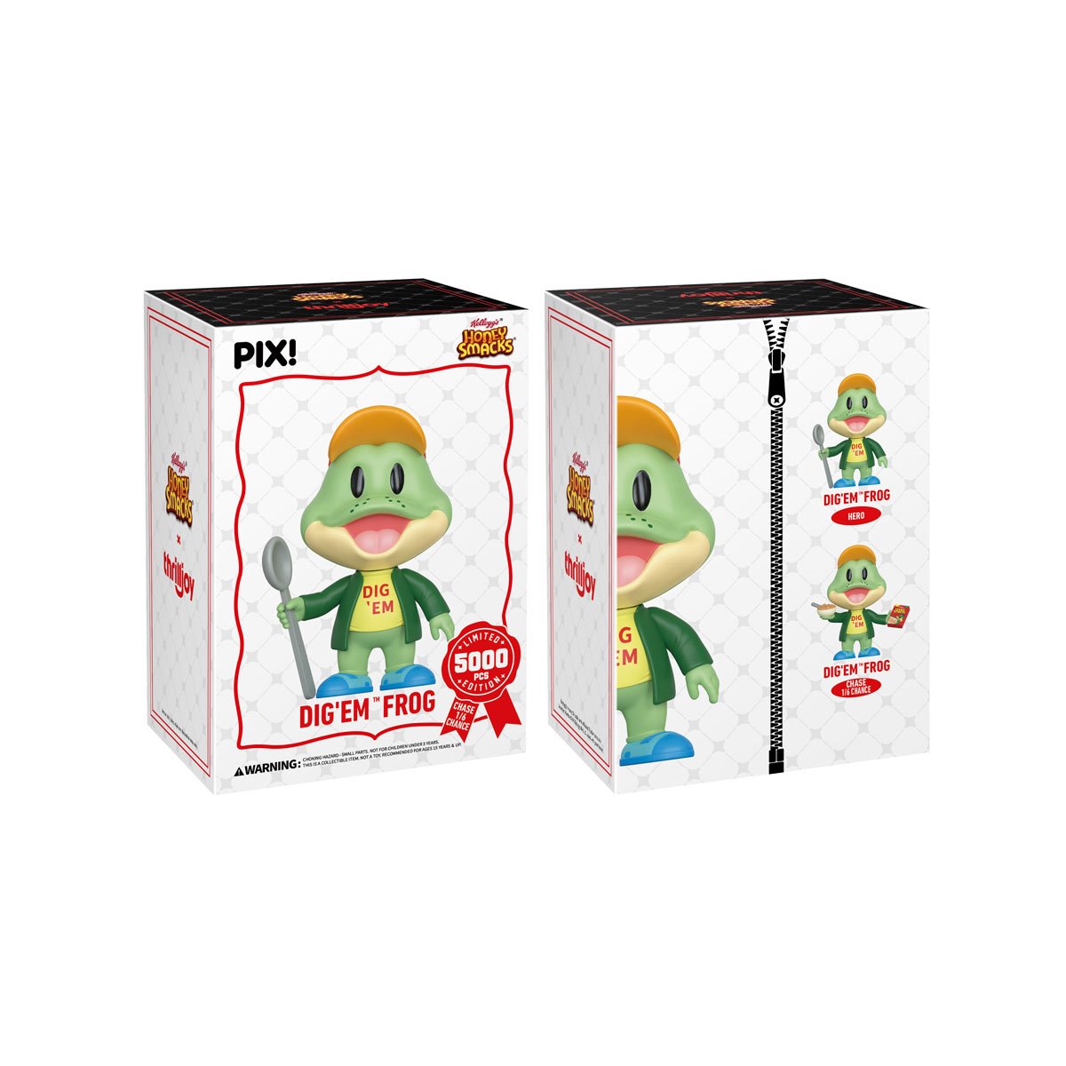 Honey Smacks Dig Em Frog Pix! Vinyl Figure