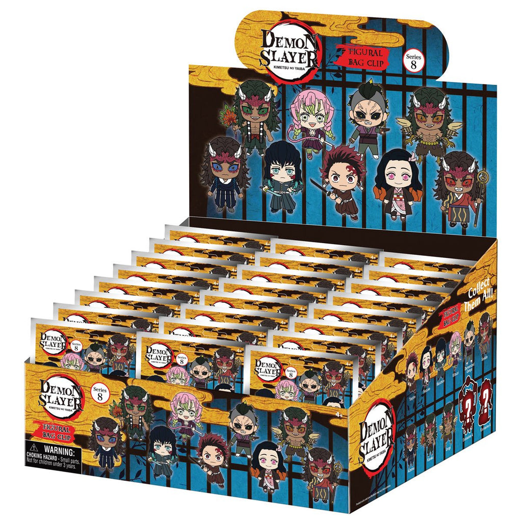 Demon Slayer Series 8 3D Foam Bag Clip Random 6-Pack