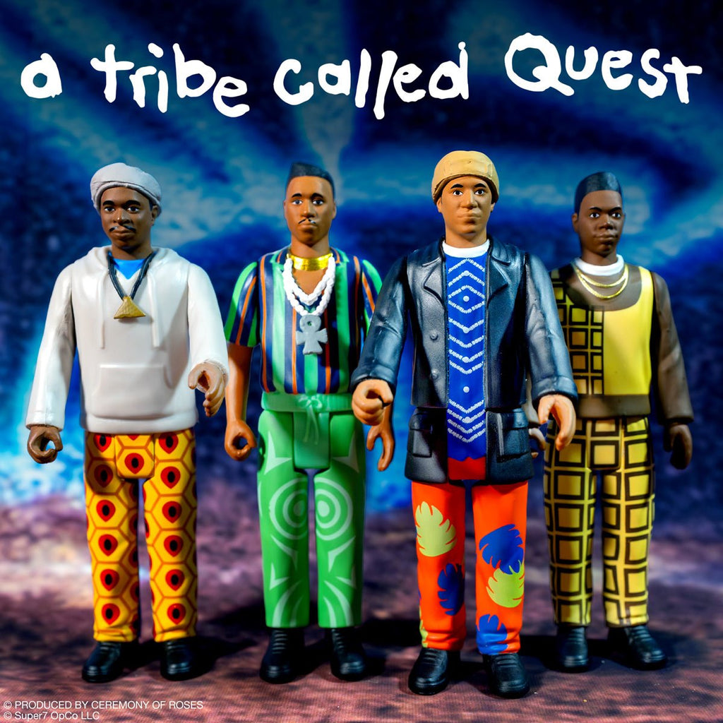 A Tribe Called Quest People's Instinctive Travels and the Paths of Rhythm 3 3/4-Inch ReAction Figures 4-Pack
