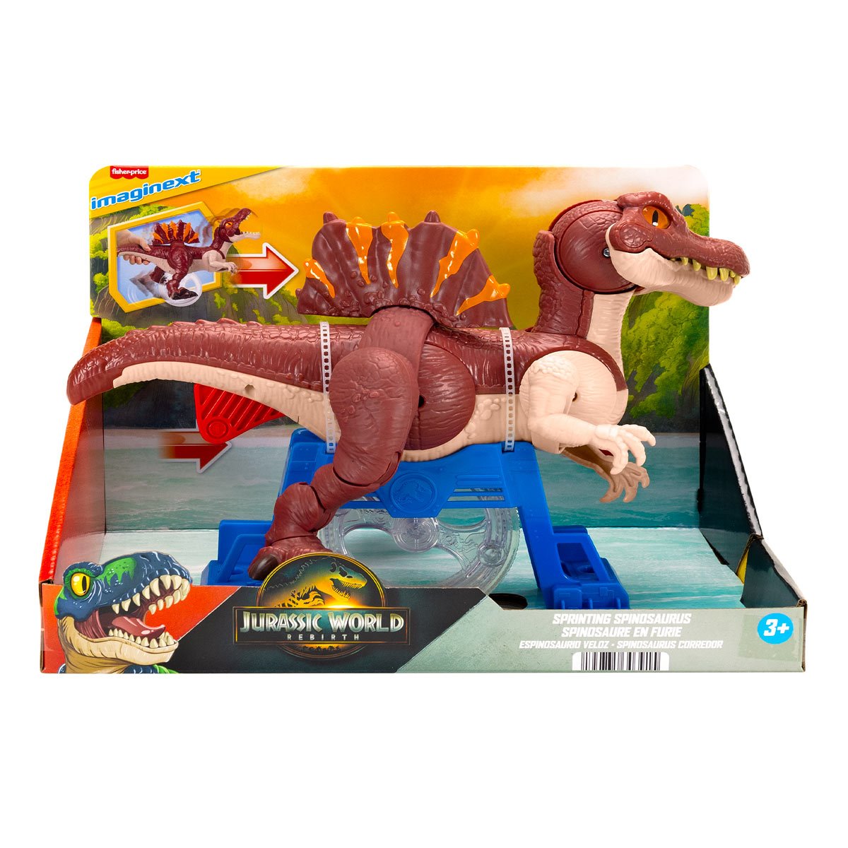 Jurassic World Imaginext Sprinting Spinosaurus Action Figure