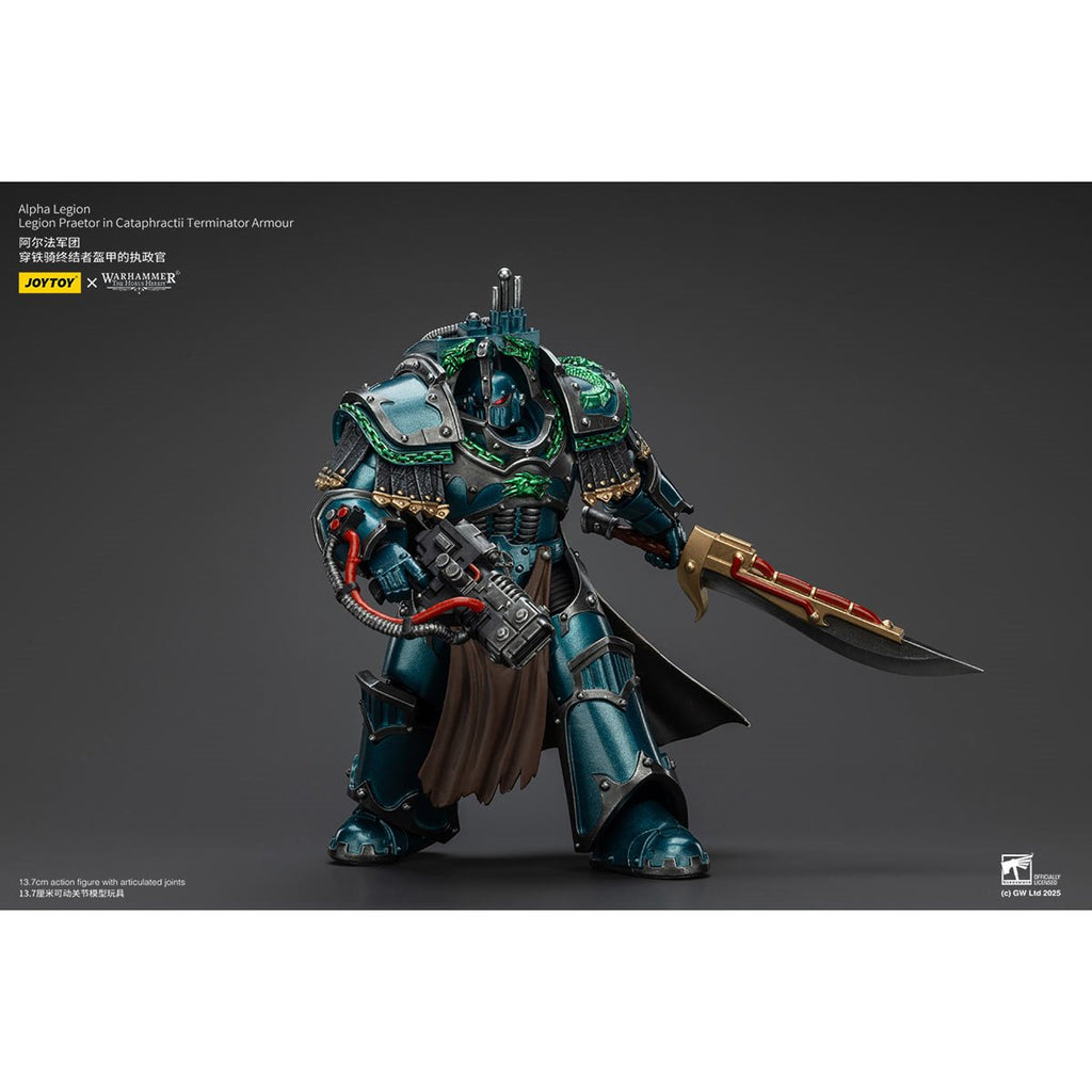 Joy Toy Warhammer The Horus Heresy Alpha Legion Legion Praetor Cataphractii Terminator Armor 1:18 Scale Action Figure