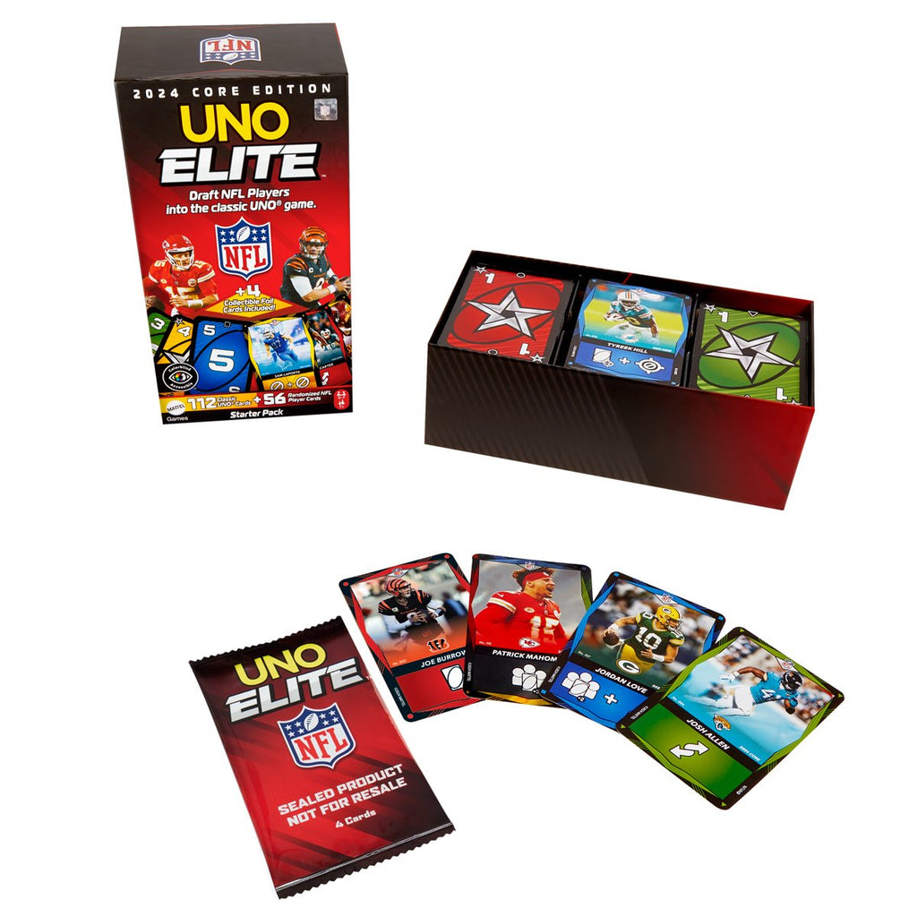 UNO Elite NFL 2024 Core Edition Card Game