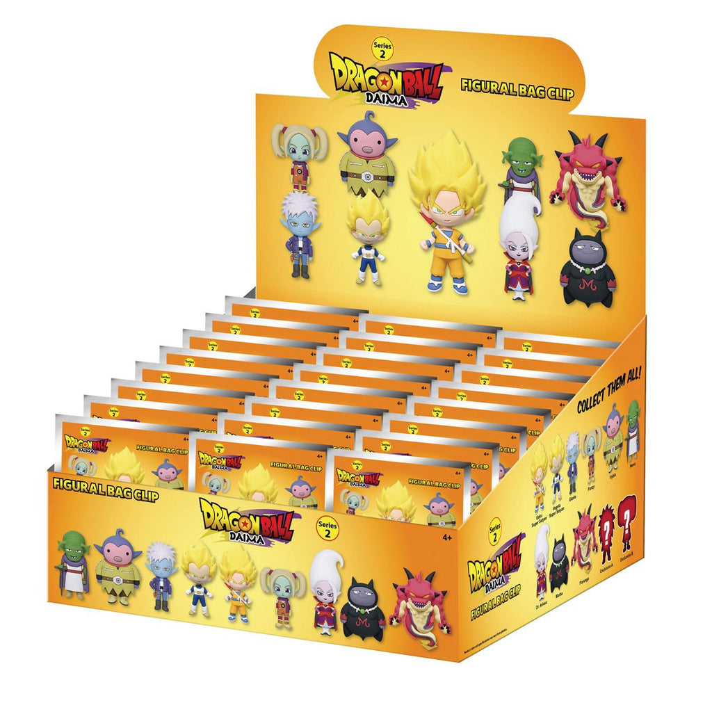 Dragon Ball Daima Series 2 3D Foam Bag Clip Random 6-Pack