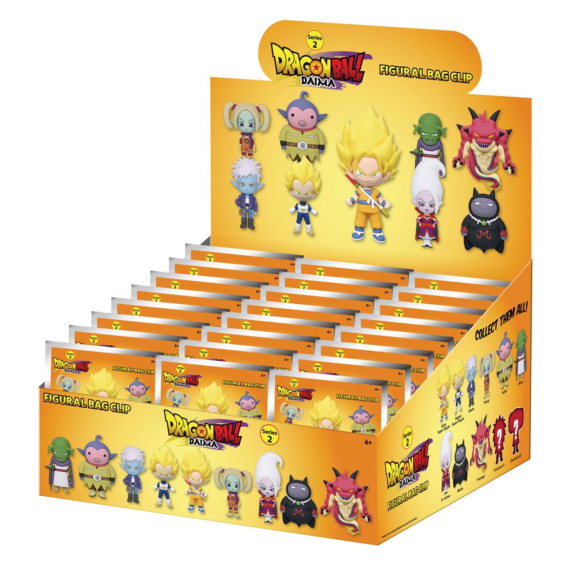 Dragon Ball Daima Series 2 3D Foam Bag Clip Random 6-Pack