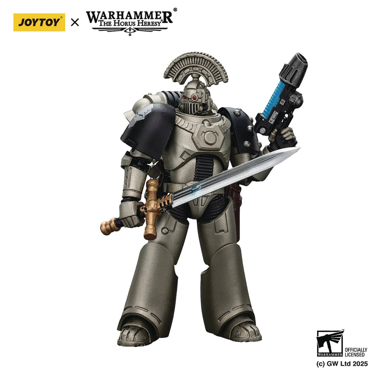 Joy Toy Warhammer The Horus Heresy Iron Warrior Tactical Sergeant with Sword 1:18 Scale Action Figure