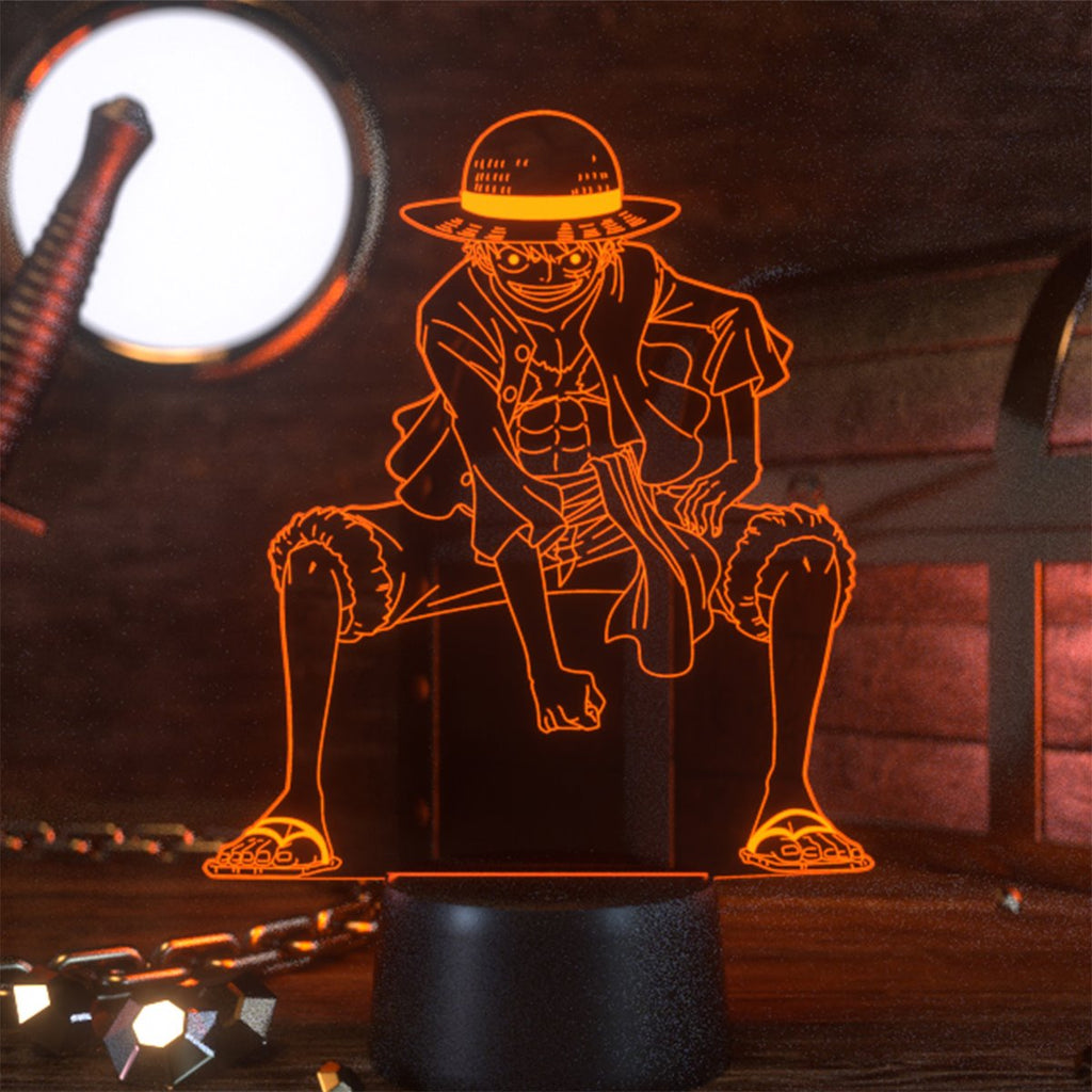 One Piece Monkey D. Luffy LED Otaku Lamp