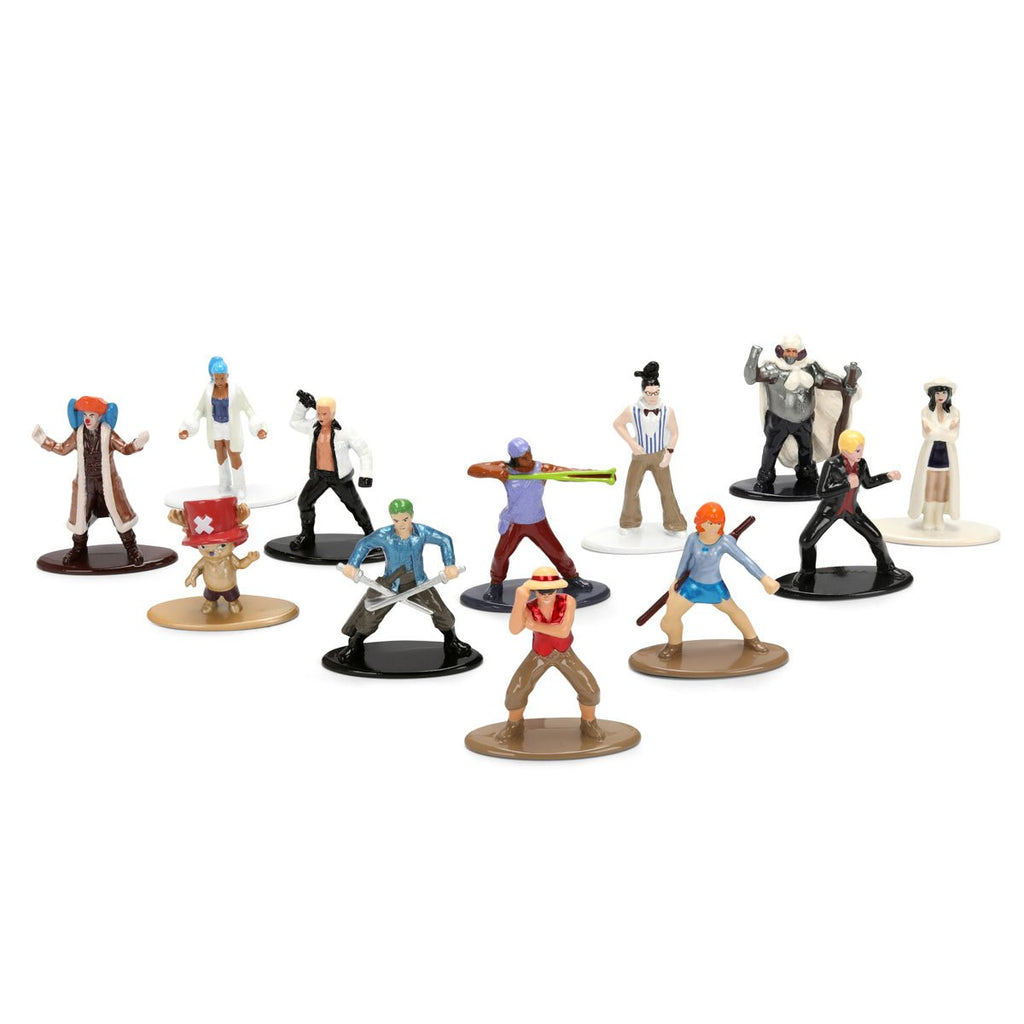 One Piece Wave 1 Nano MetalFigs Die-Cast Metal Mini-Figure 12-Pack
