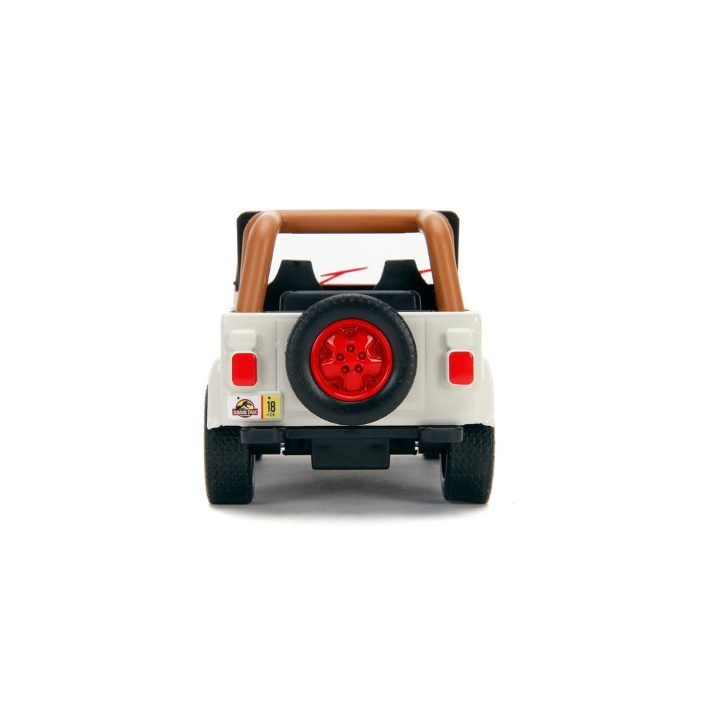 Jurassic World 1992 Jeep Wrangler 1:32 Scale Die-Cast Metal Vehicle