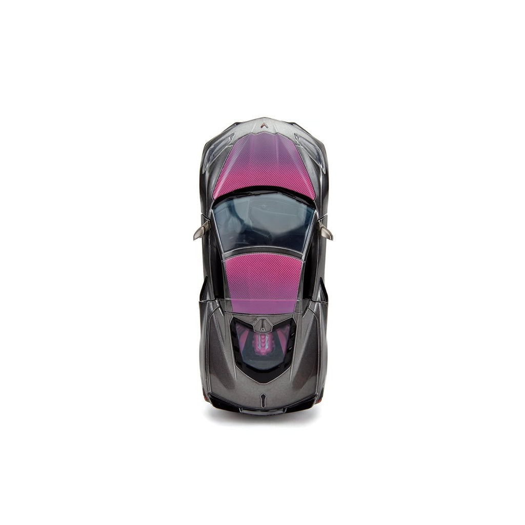 Pink Slips 2020 Corvette Stingray with Base 1:24 Scale Die-Cast Metal Vehicle