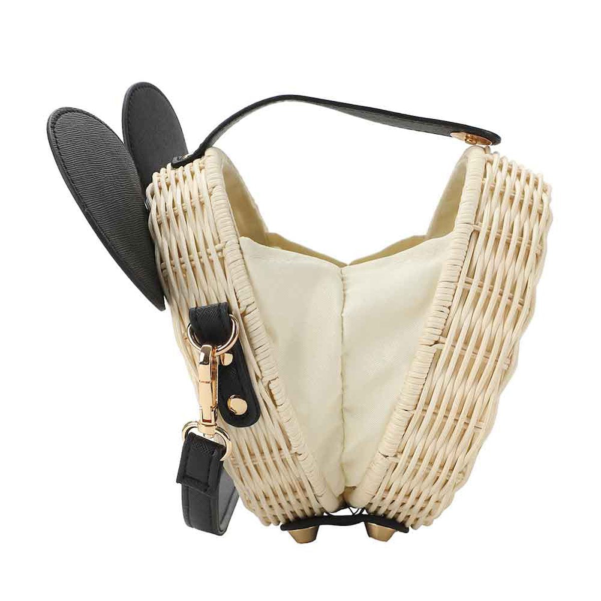 Mickey Mouse Wicker Crossbody Bag