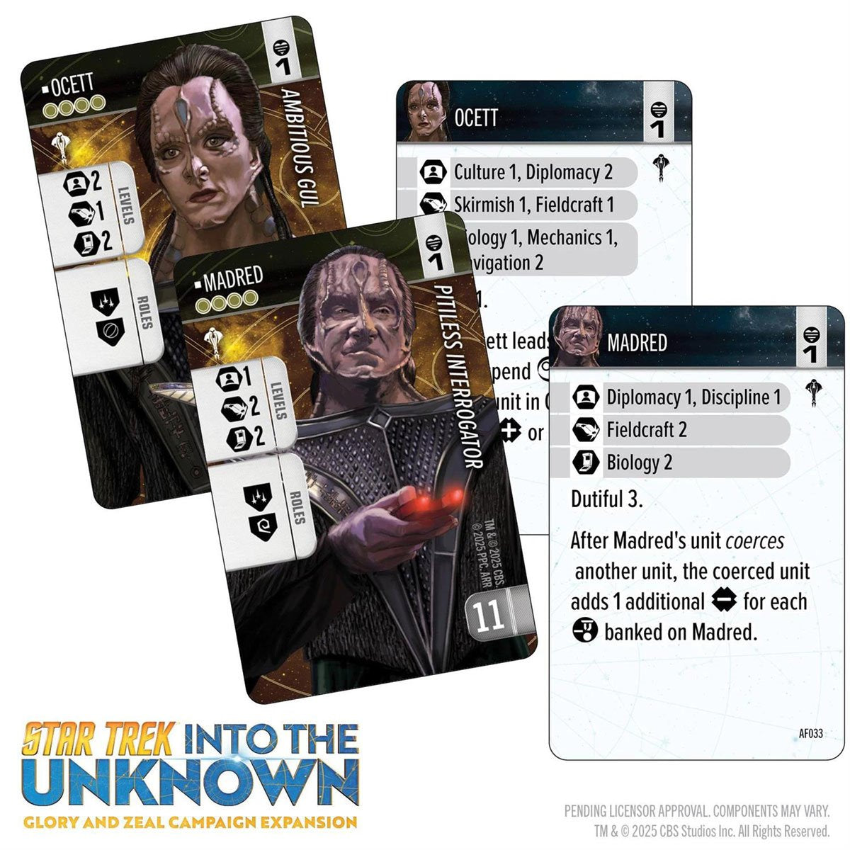 Star Trek: Into the Unknown Glory and Zeal Campaign Expansion Accessory Pack
