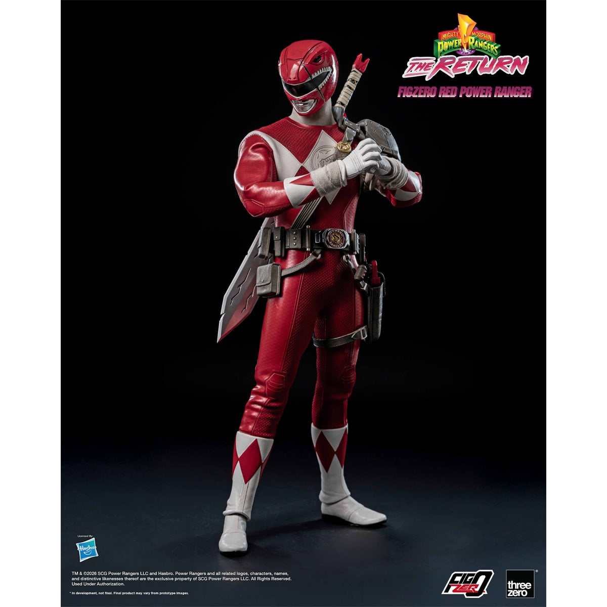 Mighty Morphin Power Rangers: The Return Red Power Ranger FigZero 1:6 Scale Action Figure