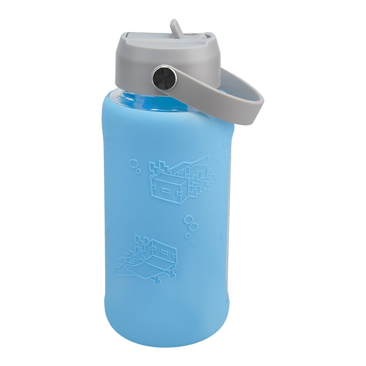 Minecraft Glass Water Bottle with Sleeve