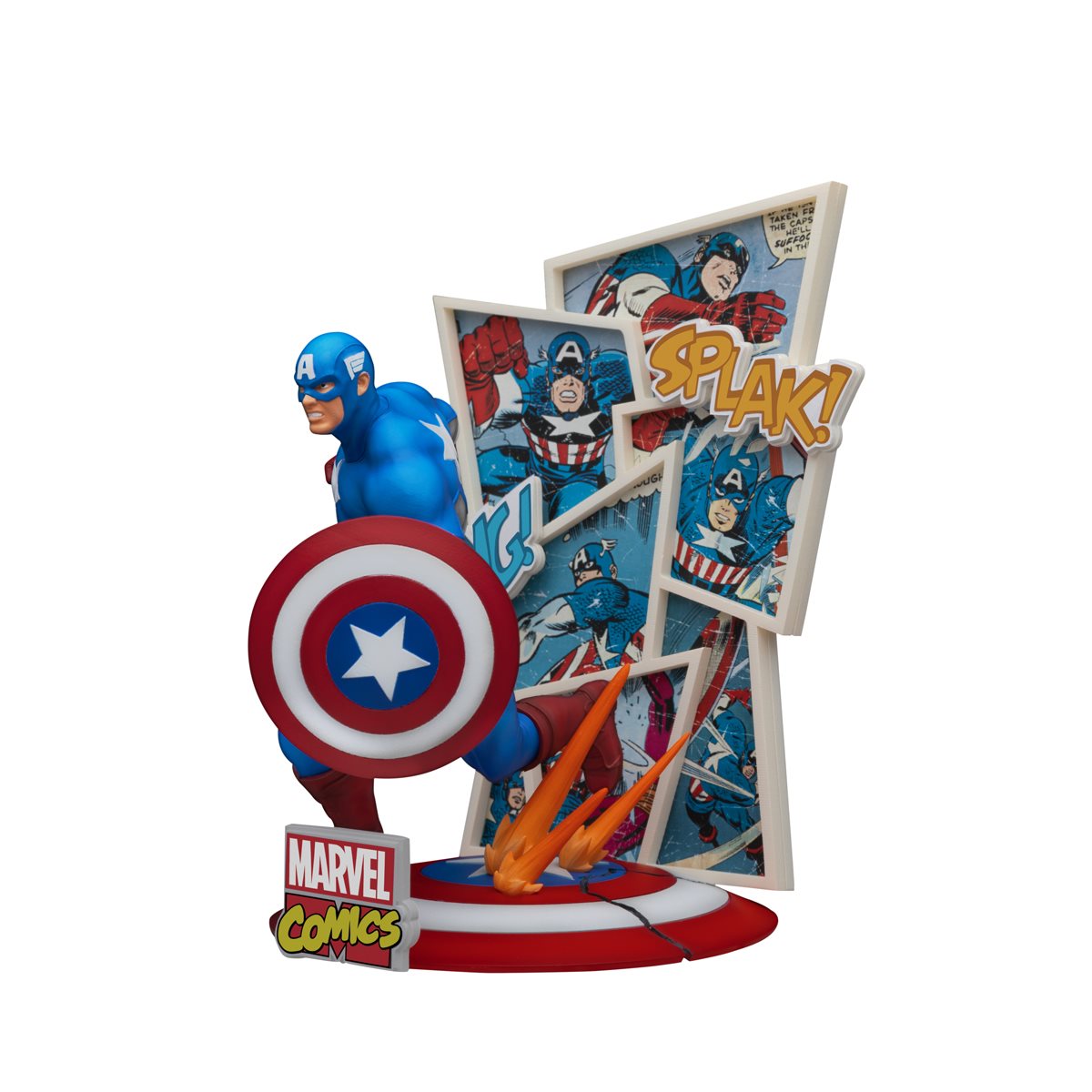 Marvel Comics 60th Anniversary Captain America DS-086 D-Stage Statue - Previews Exclusive