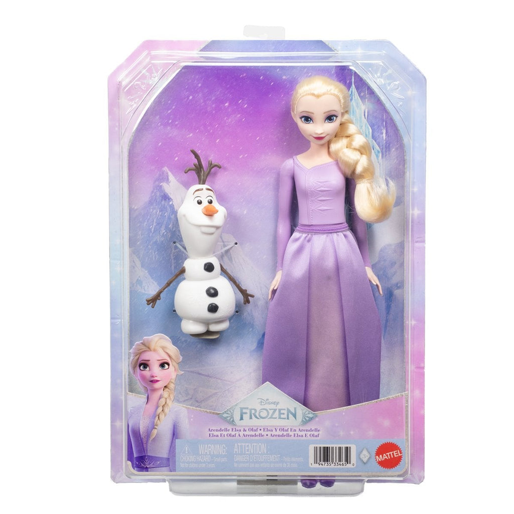 Disney Frozen Arendelle Elsa and Olaf Doll and Figure
