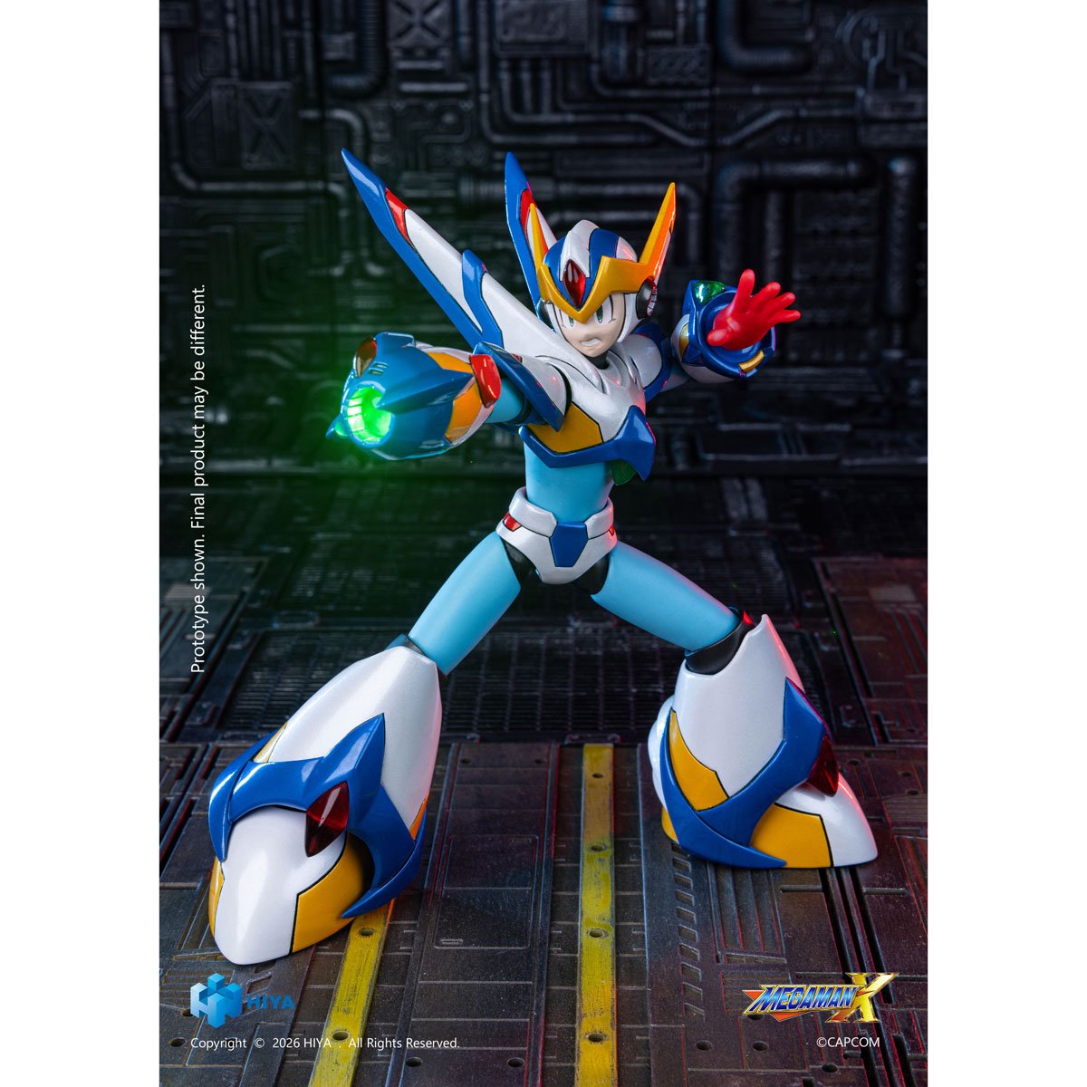 Mega Man X Falcon Armor Version Exquisite Basic Series None Scale 6-Inch Action Figure