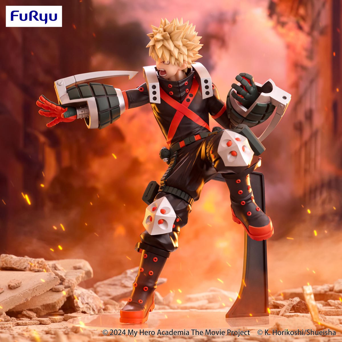 My Hero Academia: You're Next Katsuki Bakugo Trio-Try-iT Statue