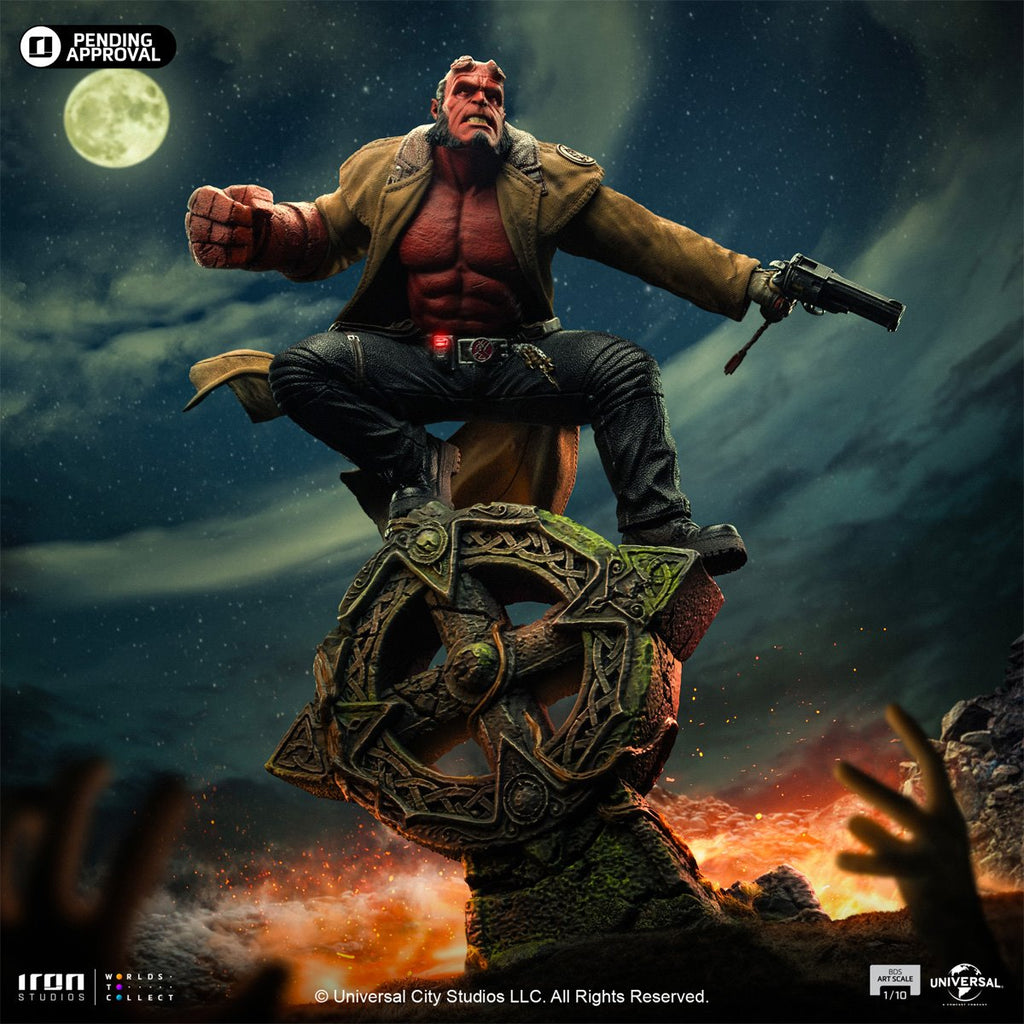 Hellboy 2: The Golden Army Hellboy Battle Diorama Series 1:10 Art Scale Limited Edition Statue