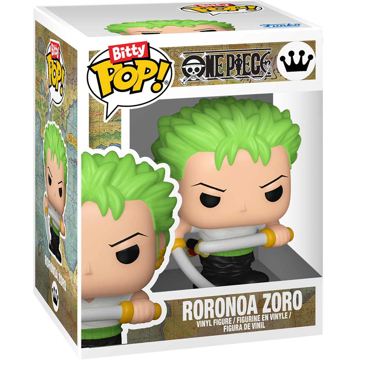 One Piece Roronoa Zoro and Sanji Funko Bitty Pop! Mini-Figure 2-Pack