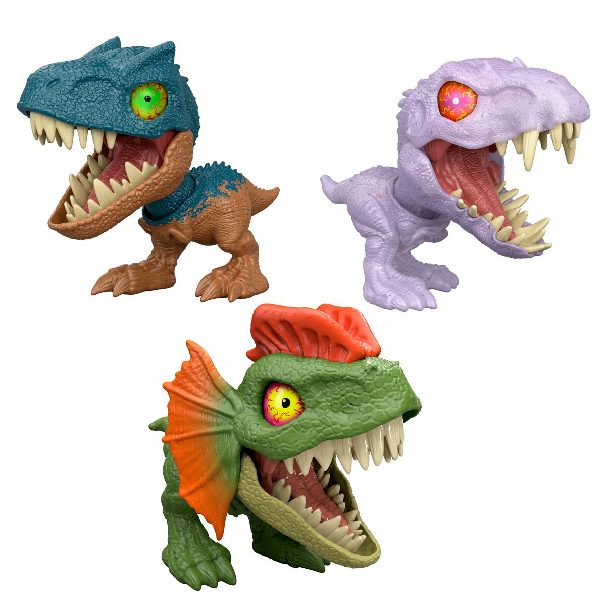 Jurassic World Mighty Little Biters Action Figure Case of 4