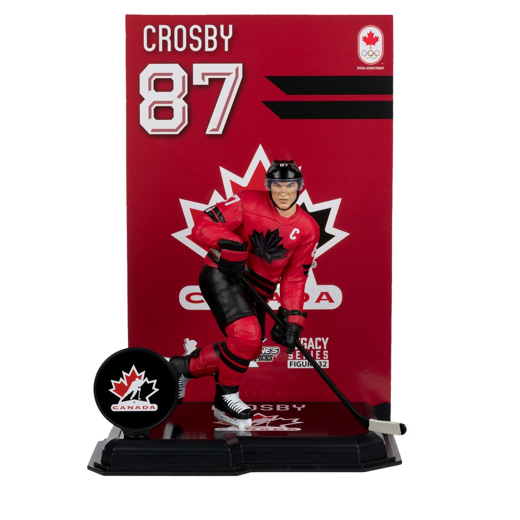 McFarlanes SportsPicks Hockey Canada Sidney Crosby Olympics 2026 7-Inch Scale Posed Figure