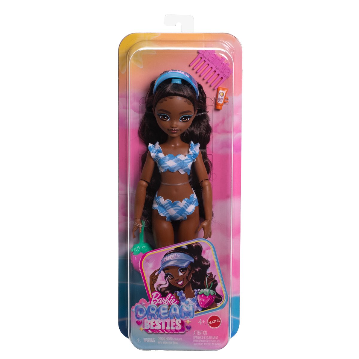 Barbie Dream Besties Accessories and Doll Case of 4