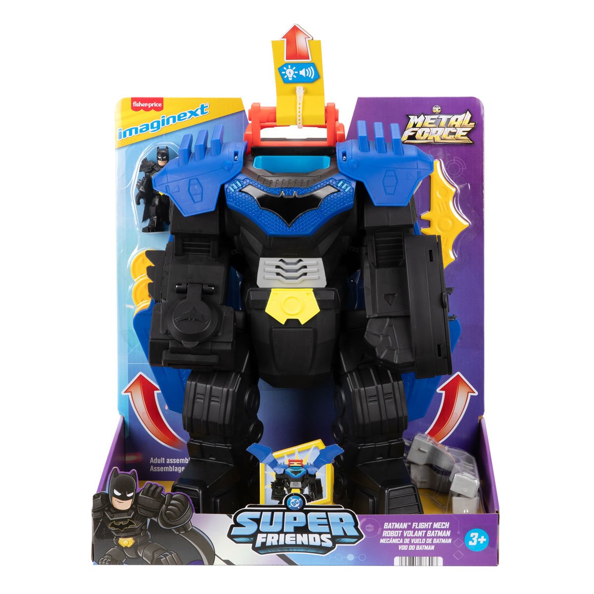 DC Super Friends Imaginext Batman Flight Mech Action Figure