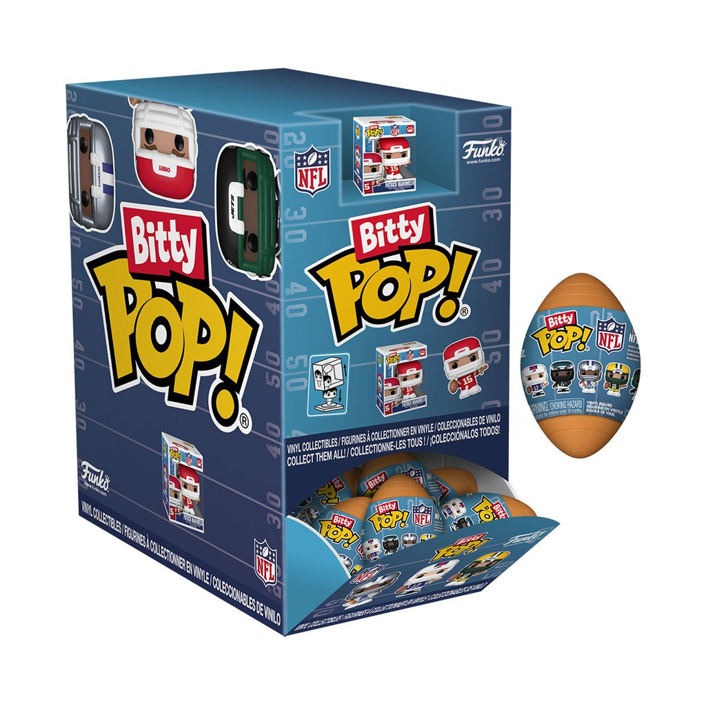 NFL Funko Bitty Pop! Mini-Figure Singles Display Case of 24