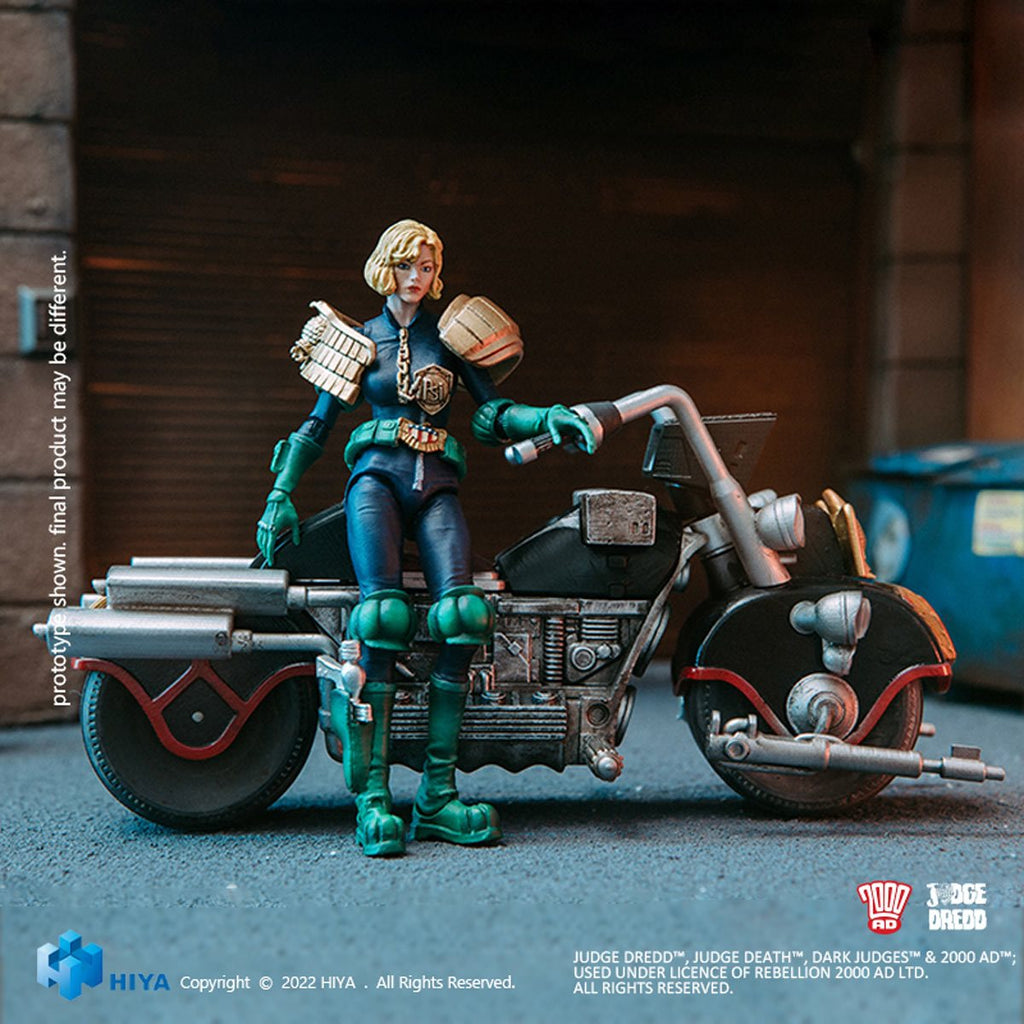 Judge Dredd Judge Anderson and Lawmaster MK II Exquisite Mini Series 1:18 Scale Action Figure Set