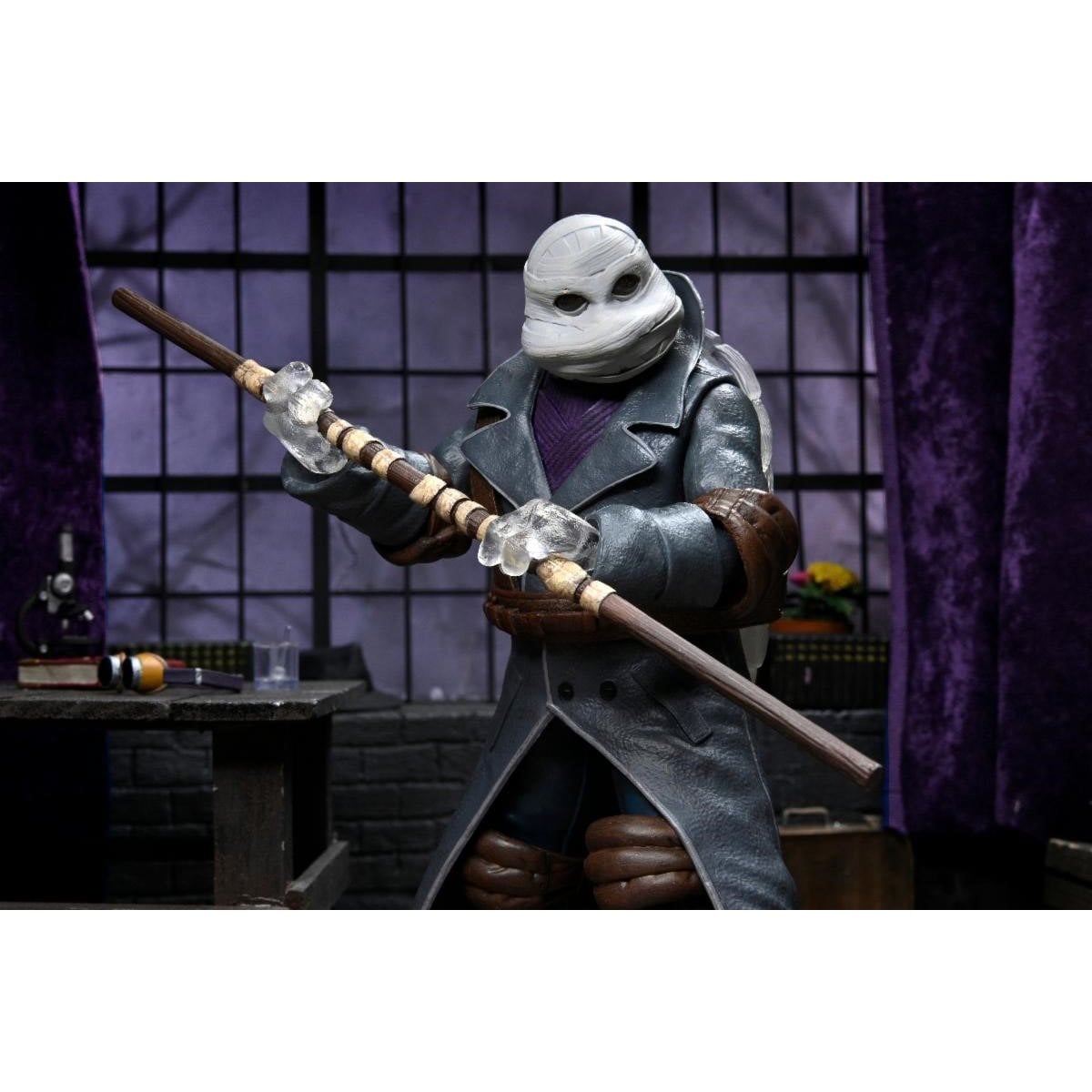 Universal Monsters x Teenage Mutant Ninja Turtles Ultimate Donatello as The Invisible Man 7-Inch Scale Action Figure