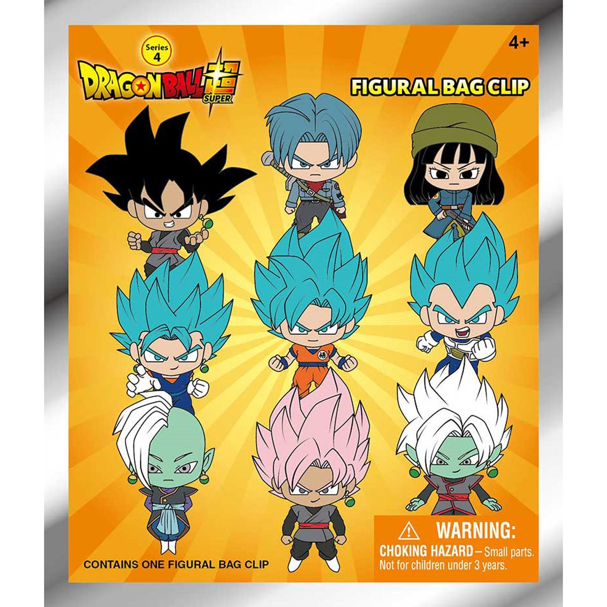 Dragon Ball Super Series 4 3D Foam Bag Clip Display Case of 24