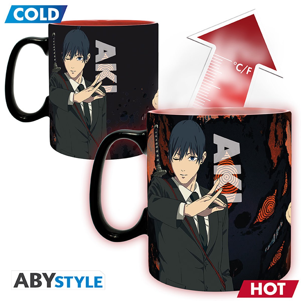 Chainsaw Man Denji vs. Aki Heat Change Mug