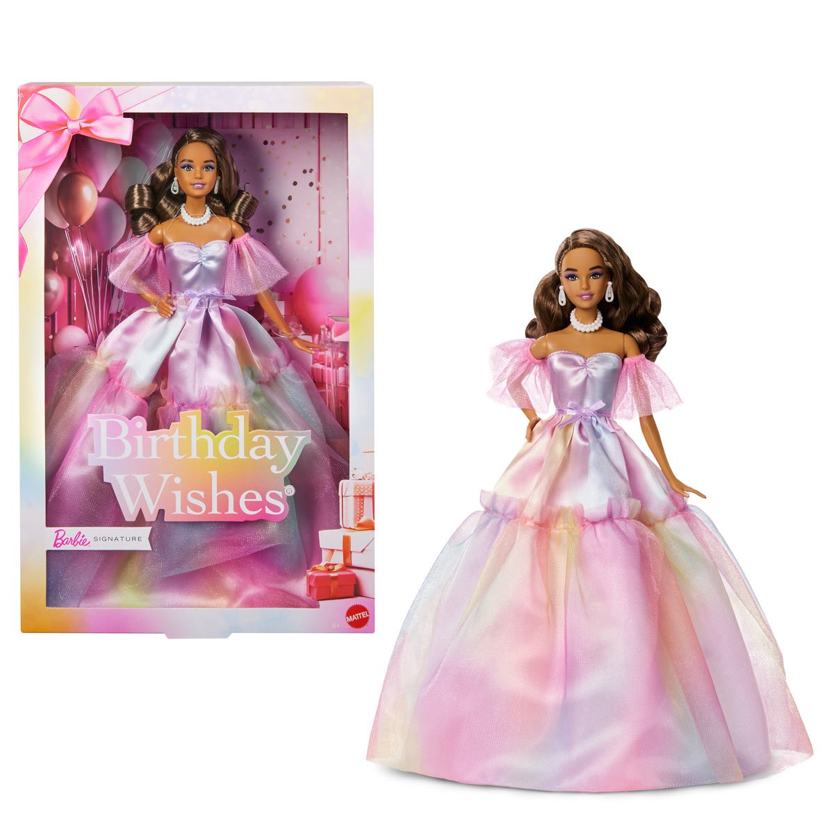 Barbie Birthday Wishes Doll with Brown Hair